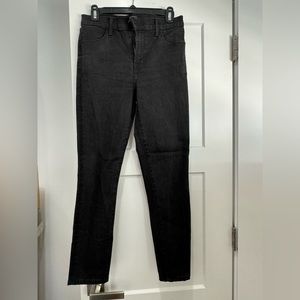 J Brand Maria Vanity High Rise Skinny - Charcoal